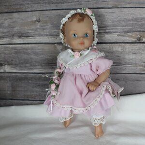 ROSE OF HOPE ASHTON DRAKE AUTHENTIC DOLL  PINK DRESS & Headband 6-3/4" HIGH NIB